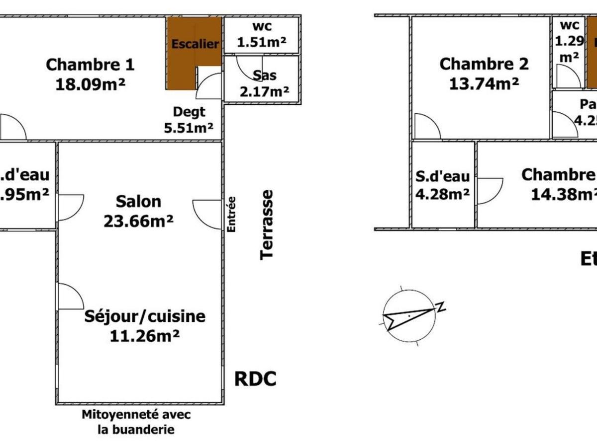 Gite 18Eme Renove Avec Piscine Couverte, Terrasse, Loisirs Et Wifi - 6 Pers. - Fr-1-426-432 เลแซร์บิเย ภายนอก รูปภาพ